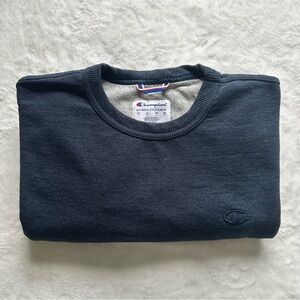 Classic Navy Blue Champion Crewneck Sweater